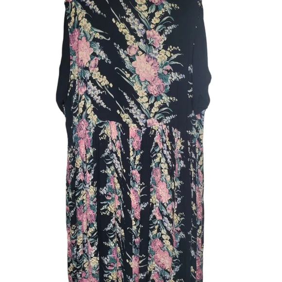 Vingtage Plus Size Cottagecore Fairy Grunge Whimsigoth Dress 1X See Measurements - Picture 3 of 13